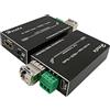Hereta Mini convertitore in fibra HD 4K HDMI con RS232 e estensione audio di distanze fino a 20 km su ricetrasmettitore ottico SFP monomodale (HDMI)