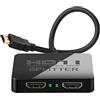 KUPOISHE Splitter HDMI 1 in 2 Out Mirror Display non espandibile, 4K Dual HDMI Splitter Hub a doppio monitor Multi-Scree Display sincronizzazione audio, compatibile per MacBook, laptop, desktop, PC, scheda