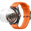 zZjoOoj Confezione da 4 pellicole protettive per lo schermo per Xiaomi Watch S4 Sport Protective Film, HD Tempered Glass Screen Protector per Xiaomi Watch S4 Sport Smartwatch