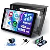 SIXWIN 4+128G Android 15 Autoradio per Fiat DUCATO 2010/Citroen Jumper/peugeot Boxer con CarPlay/Android/Mirror Link, 9 HD TouchScreen Schermo Navigatore WiFi RDS FM USB Bluetooth+Retrocamera