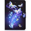 Bspring Custodia per Kindle Paperwhite 6.8 11a Generazione 2021 e Kindle Paperwhite Signature Edition 2021 Cover Protettiva Pelle PU Flip Case con Funzione Supporto e Tasca,Farfalla