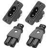 MejaRizon Connettore e presa IEC320 C8 C7 a 2 poli