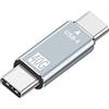 NFHK 40Gbps USB4 Tipo C Maschio a Maschio Connettore Dritto 100W Dati di Alimentazione 8K Adattatore Video per Telefono Portatile