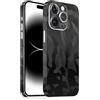 TF Skins Compatibile con Skin per Apple iPhone 14 Pro Max pellicola protettiva per il retro e i lati in aspetto elegante, con protezione per fotocamera da graffi (Shadow Black)