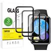 X-Dision [3 Pezzi Pellicola Protettiva Compatibile con Huawei Watch Fit 2,[Resistente ai Graffi, Alta Definizione][3D Curved Full Cover] Pellicola Protettiva per Huawei Watch Fit 2