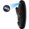 Tebetu Microcamera Spia HD 1080P, Telecamera Nascosta da Parete senza WiFi, Mini Telecamera Spia Nascosta Wireless con Rilevamento del Movimento,120 minuti durata Adatto per uso interno, ecc.