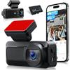 VECHTEL Dash Cam 4G LTE senza Schermo, Monitoraggio Remoto 24/7, Visione Notturna, Audio Bidirezionale, Allarmi Sicurezza, Cloud Storage, Scheda da 64 GB, Installazione Semplice Telecamera per Auto