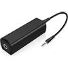 PosyLane Isolatore di rumore del circuito di terra, soppressore di interferenze per autoradio con cavo audio jack da 3,5 mm, per sistema audio per auto/impianto stereo domestico, elimina il ronzio