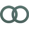 QUARKZMAN Anello Adesivo magnetica, 2Pcs Kit Di Conversione Universale In Pelle Per Caricatore Wireless Magnetica Per Custodia Telefono Caricatore Wireless (Verde)