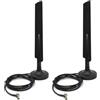 TREADALT-TEC Antenna 10dBi 4G LTE Mini Soft Whip TS9 con Base Magnetica per Verizon AT & T T-Mobile Sprint 4G LTE Mobile Hotspot MiFi Router Cellulare Broadband Modem USB Modem Adattatore Dongle