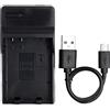 Norifon EN-EL14 USB Caricatore per Nikon Coolpix P7000, P7100, P7700