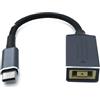 System-S Cavo USB 3.1 15 cm Tipo C maschio compatibile con Lenovo Square Femmina Intrecciato