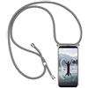 HongMan Custodia per Cellulare Girocollo per Samsung Galaxy A70 Tracolla - Collana/Necklace Cordoncino,Practical Stylish Trasparente Silicone TPU Flessibile Antiurto Protettivo Cover