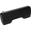 KIMISS Altoparlanti per Laptop, Monitor Cablato Alimentato Tramite USB Clip per Soundbar su Altoparlanti per Monitor Altoparlante Stereo Stereo con Clip per Schermo Notebook Tablet TV