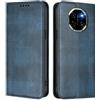 FANFO Custodia per Blackview Shark 6 5G Cover, [Chiusura Magnetica] Anticaduta e Antimpronta, Cover in Pelle PU Stile Portafoglio Folio. Blue