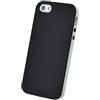 doupi SolidFit PureColor TPU Case per iPhone 5 5S SE, Solid Mat Cover, Nero