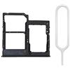 MMOBIEL Doppio Vassoio Carta SIM Compatibile con Samsung Galaxy A41 2020 - Porta Scheda SIM Incl il pin della SIM - Nero