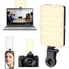 Maidlo Technology-EU Luce per Selfie LED Ricaricabile - Faretto Smartphone con Clip, 3 Colori 2700K-6500K & 10 Luminosità, CRI 85+. Luce Video Portatile 1800mAh per TikTok, YouTube, Foto, PC e Videoconferenze
