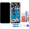 swark Display LCD compatibile con Huawei P30 Lite Touch Screen Screen Digitizer Assembly Glass + strumenti (nero con cornice)