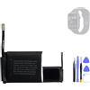 HIGHAKKU Batteria di ricambio per smartwatch A2181, compatibile con Watch iWatch SE 2nd 44 mm, modello A2723 A2727 A2724 A2856 con strumenti