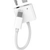HOYULLI Adattatore USB C a jack per cuffie 3,5 mm 2 in 1 tipo C caricatore audio per iPhone16 15 Pro Max per iPad per Apple Compatibile per Samsung S24 S23 Android Connettore porta accessori auto Dongle