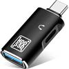 Seminer Adattatore USB C OTG, Adattatore Audio per Cuffie da Tipo C a Tipo C e Splitter USB 3.0 Compatibile con iPhone 15 Pro Max, MacBook, Samsung Galaxy S22/S23 (Nero)
