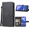 Generico compatibile con CUBOT P80 Copertura Custodia COVER STAND flip LIBRO gel tpu PORTAFOGLIO protezione display magnetica eco pelle porta card (NERO)