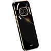 RankOne La Custodia del Telefono è Adatta per NothingPhone (2A) / NothingPhone (2A) Plus (6.7 Inches), Case per Cellulare in Silicone con Telaio Galvanico - Nero
