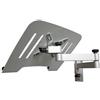 Drall Staffa per montaggio a parete per laptop argento con vassoio per adattatore per notebook bianco Modello: L52S-IP3W