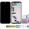 SWARK Display LCD Compatibile con Xiaomi Redmi Note 7 (Nero + Cornice), Touch Screen, Schermo Digitizer Assembly Glas + Strumenti