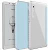 TUDIA SKN FLIP V2 compatibile con Cover Onyx Boox Palma 2 - [Tecnologia di accensione/spegnimento automatico avanzata] Custodia in pelle testurizzata trasparente antiurto (Blu)