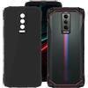 KJYFOANI Custodia per Doogee Blade 10 Energy (6.56), Nero Silicone Case Ultra Sottile Morbido TPU Anti-Graffio Antiurto Bumper Protettiva Cover per Doogee Blade 10 Energy - Nero