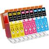 Jhaan CLI-581XXL Cartucce Compatibili con Canon CLI581