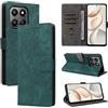BELLA BEAR Cover Honor 400 Smart 5G, [Tecnologia di Blocco RFID] Custodia per Honor 400 Smart 5G, Custodia Honor 400 Smart 5G con [Supporto Scheda] [Funzione Kickstand]-Verde