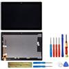 swark Display LCD compatibile con Lenovo Tab M10 HD TB-X505 X505F (nero senza cornice) touch screen sostituzione + strumenti
