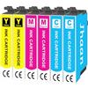 Jhaan 35XL Cartucce compatibili con Epson 35 XL Multipack compatibili con Epson Workforce Pro WF-4725DWF WF-4740DTWF WF-4730DTWF WF-4720DWF WF4740 WF4730 WF4720 WF4725(ciano, magenta, giallo)