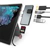 Bawanfa Hub USB Surface PRO 5/6 Docking Station, con Porta Ethernet, HDMI 4K, 2 Porte USB 3.0, Lettore di schede SD/Micro SD,per Surface PRO 2017/2018【Ultima Versione】