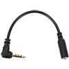 Ejoyous Cavo Convertitore da TRS a TRRS, Adattatore da 3,5 Mm per Cuffie, Cavo Adattatore per Microfono, Compatibile con Smartphone, Cellulari, Tablet