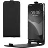 kwmobile Cover compatibile con Samsung Galaxy A25 - Custodia verticale Flip Case Cover in simil pelle - con linguetta calamita