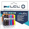 LCL 580XXL 581XXL Cartucce d'inchiostro Compatibili per Canon PGI-580 CLI-581 XXL 580 581 per Canon Pixma TS8150 TS8151 TS8152 TS9150 TS9155 TS8350 TS8250 TS8251 TS8252 Printer (6 Pezzi)