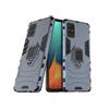 MaiJin LuluMain Compatibile con Galaxy A71 Cover, Custodia Armor Anello Cavalletto (Funziona con Il Supporto Magnetico per Auto) Case Paraurti per Samsung Galaxy A71 (Blu Navy)