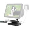 PlusAcc Supporto per Show 8 3a gen e telefono - PlusAcc Supporto stazione di ricarica regolabile con porta USB-C/A due, compatibile con auricolari/Show 8 solo 3a (Nero)