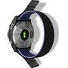 RoYiio Cinturino per Garmin Quatix 8 51mm/7X/6X/Tactix 8 51mm/Tactix 7Pro/Fenix8 51 mm/Fenix 7X Pro/6X Pro, Comodo Adesivi Magici QuickFit 26mm Nylon Cinturino per Enduro 3/2 - Blu di Mezzanotte