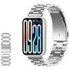 ZoRoll Cinturino Compatibile con Xiaomi Redmi Watch 5/Watch 4, Metallo Regolabile con Cinturino in Acciaio Inossidabile Compatibile con Xiaomi Smart Band 9 Pro/Xiaomi Smart Band 8 Pro - Argento