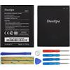 Duotipa Batteria di ricambio WIKO 3921 compatibile con WIKO Lenny 5 WIKO Robby 2 batteria con attrezzi