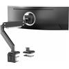 VIVO Braccio per Monitor Premium in Alluminio per Schermi Ultrawide fino a 49 Pollici e 15 kg, Supporto Singolo Robusto da Scrivania, Altezza Pneumatica, VESA Max 100x100, Nero, STAND-V101G1