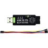 Waveshare Industrial USB TO TTL Converter Original FT232RNL Onboard Multi Protection Circuits and Systems Support