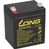 WSB Kung Long Batteria al piombo, 12 V, 5 Ah, resistente ai cicli WP5-12E, compatibile con MP5-12C, 12 V 4,5 Ah, 12 V 5,4 Ah
