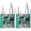 Create idea 2 Pezzi Da Scheda Di Protezione Per Batteria Al Litio 5S Per 5 Stringhe Di Batterie Al Litio Da 18 V 21 V 20 A