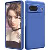 ISOI - Cover per Google Pixel 8, Custodia Morbida in Silicone Liquido, Protezione Completa Antiurto Ultra Sottile per il Corpo - Blu